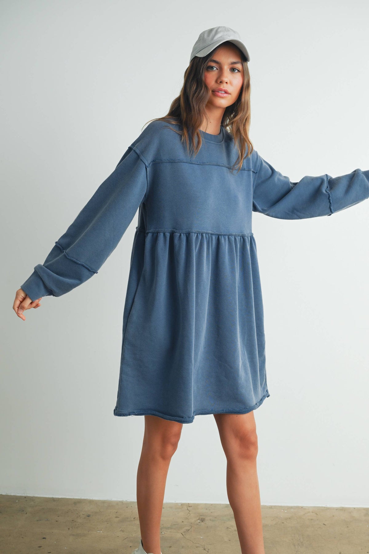 Fall Full Sleeve Winter Mini Dress