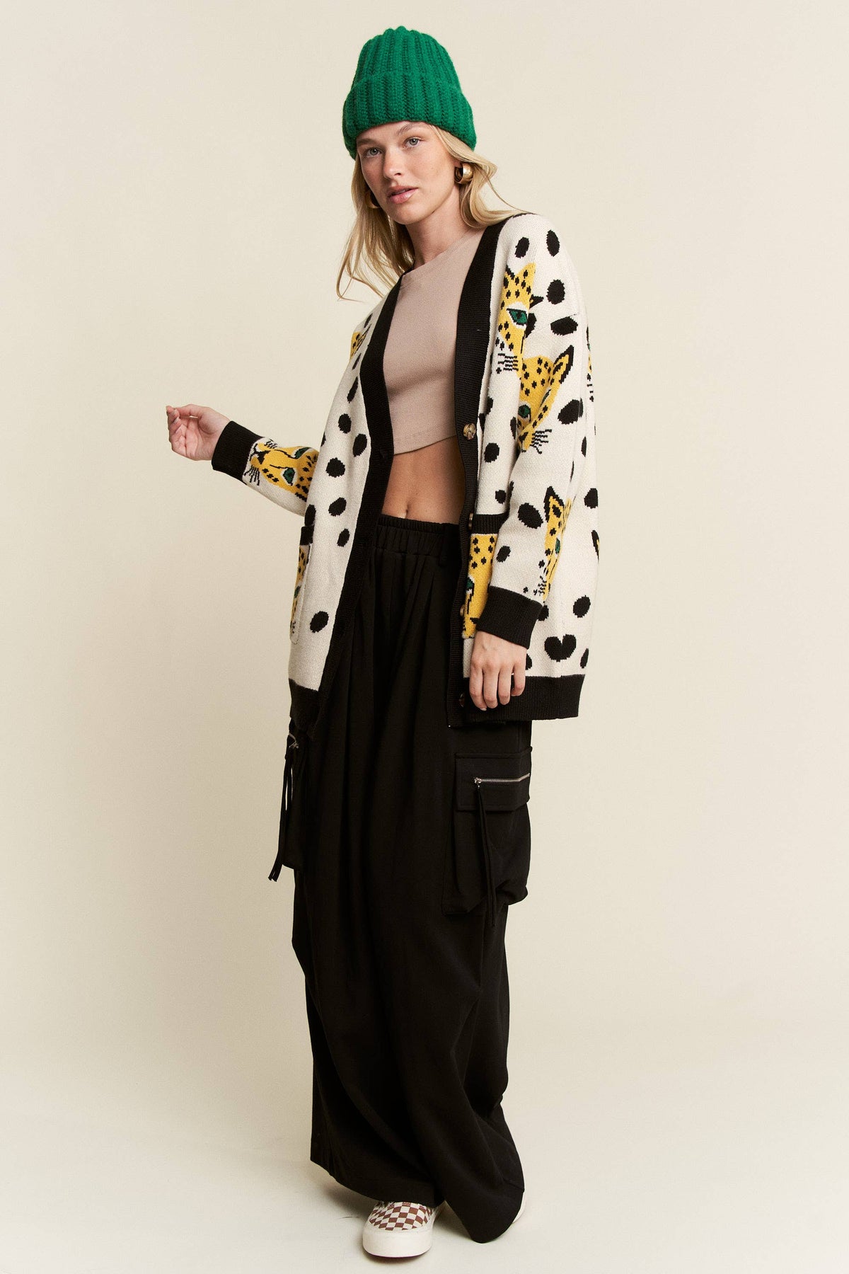CHEETAHLICIOUS CARDIGAN