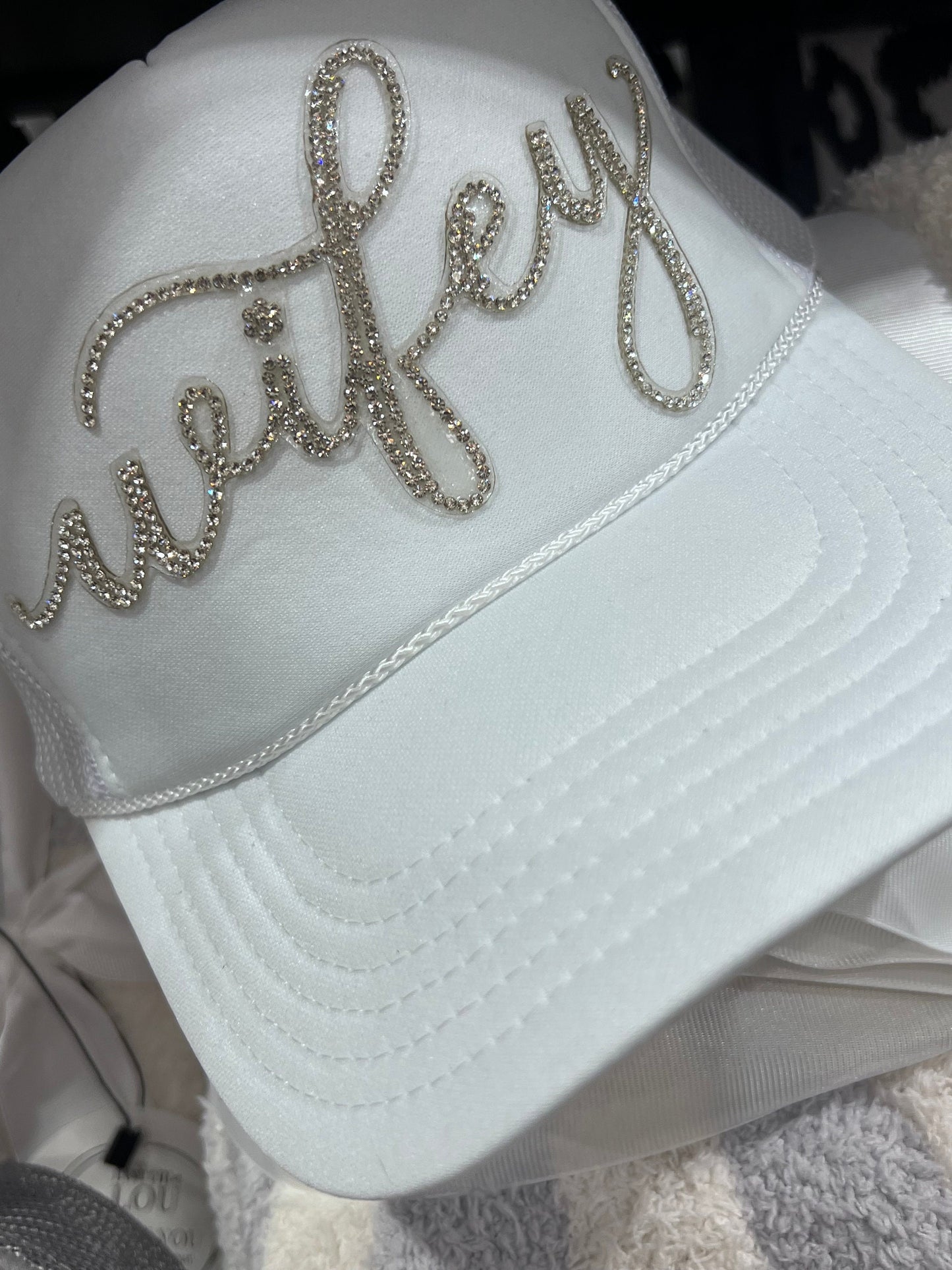 Wifey Patch Hat, Wifey Trucker Hat, Bride Hat, Wedding Trucker Hat, Bachlorette Party Hat, Bridal Shower Hat