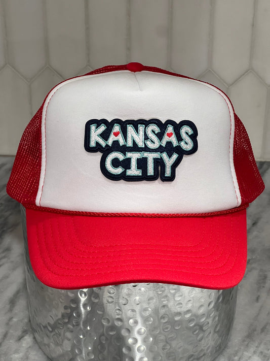 Kansas City Women’s Soccer Patch Hat, Trucker Hat, Kansas City Soccer Hat