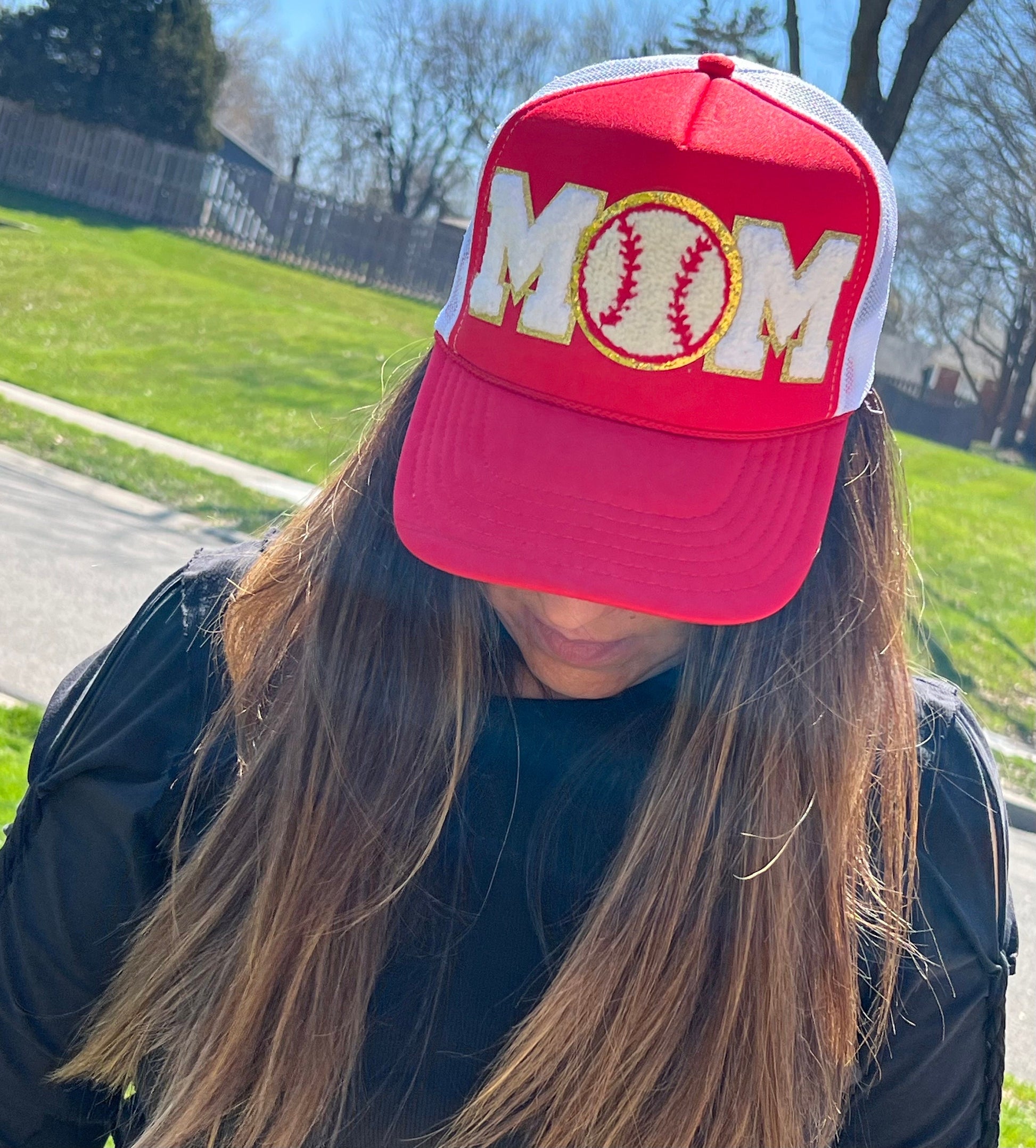 Baseball Mom Hat, Softball Mom Patch Hat, Trucker Hat, Trucker Hat, Baseball Hat, Softball Trucker Hat, Mom Hat