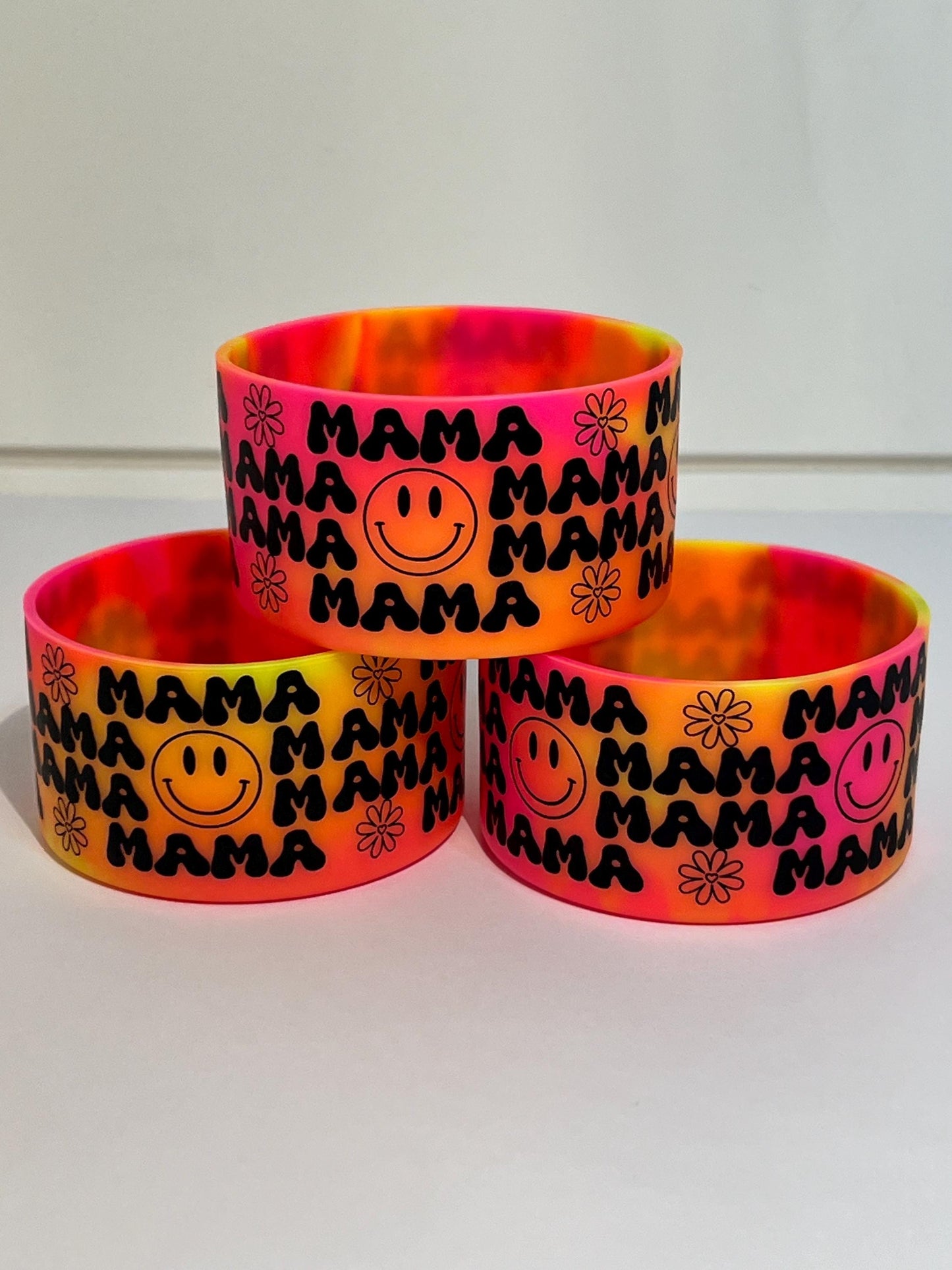 Retro mama silicone tumbler sleeve