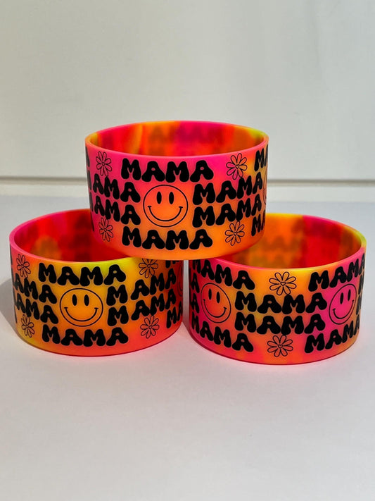 Retro mama silicone tumbler sleeve