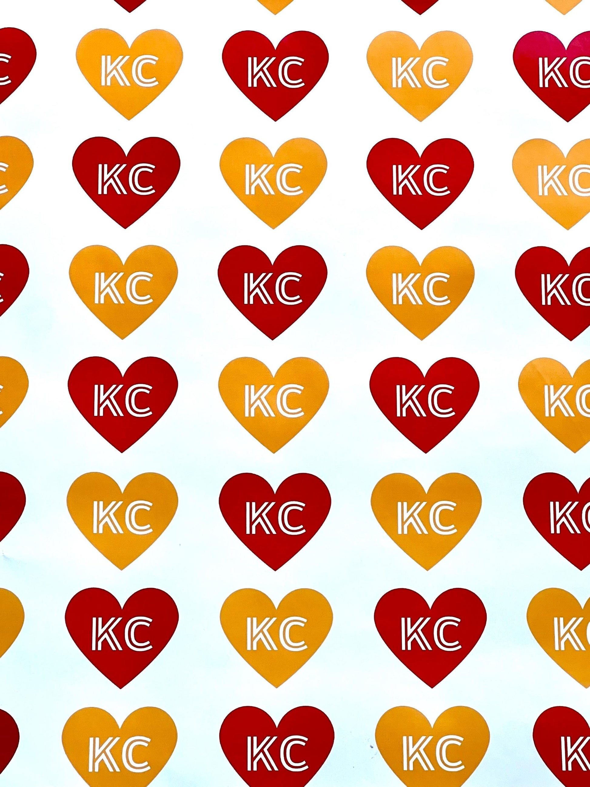 Kansas City Wrapping Paper, Kansas City Gift Wrap, KC Gift Wrap, Kansas City Football Gift Wrap