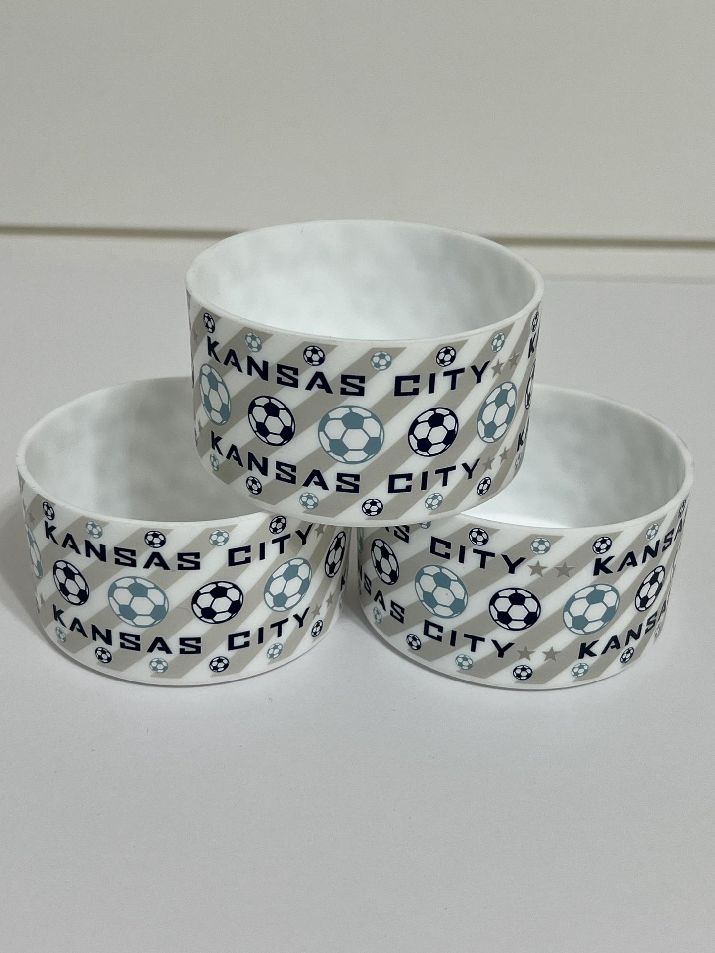 Kansas City men’s soccer silicone tumbler sleeve