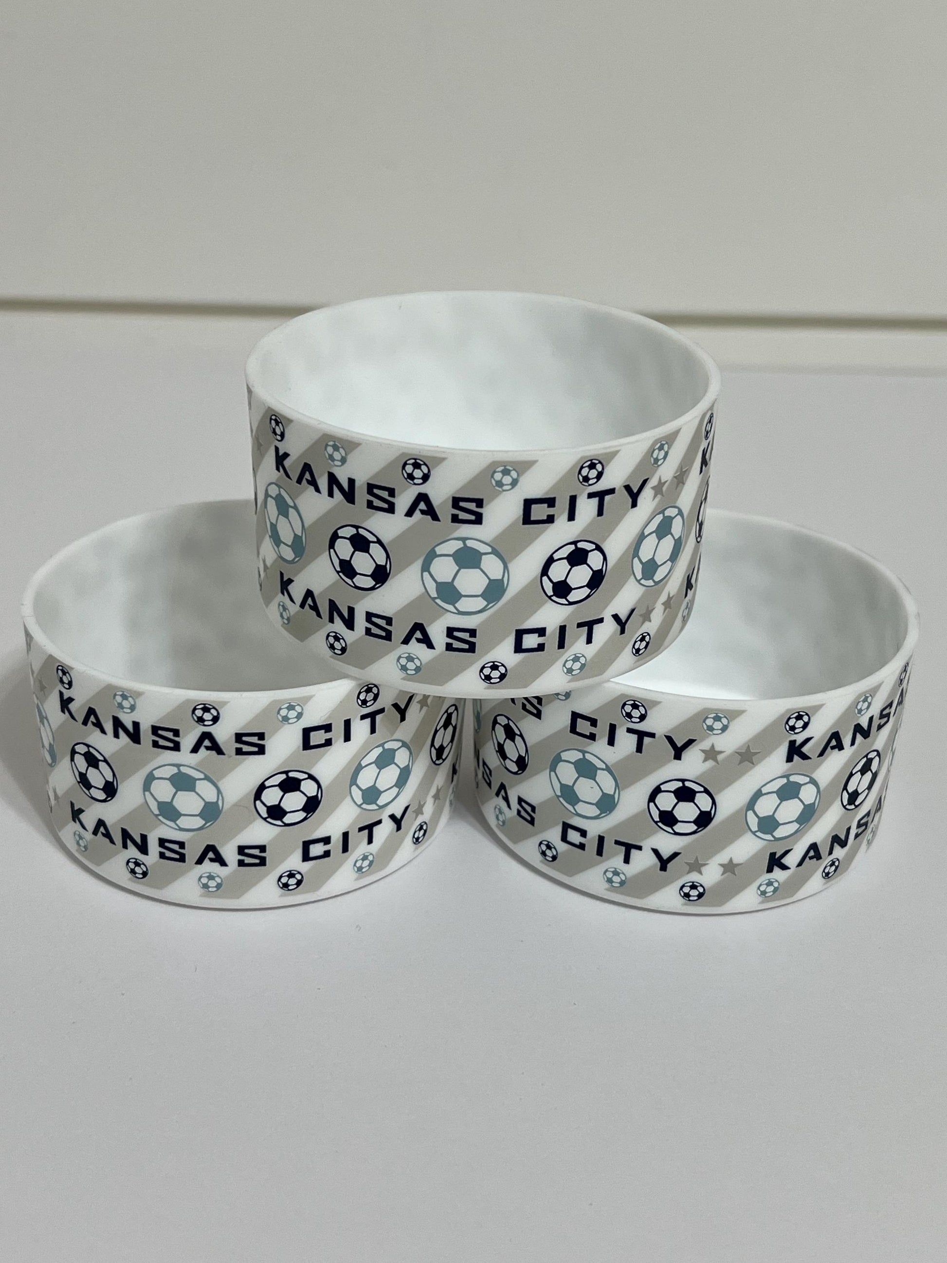 Kansas City men’s soccer silicone tumbler sleeve