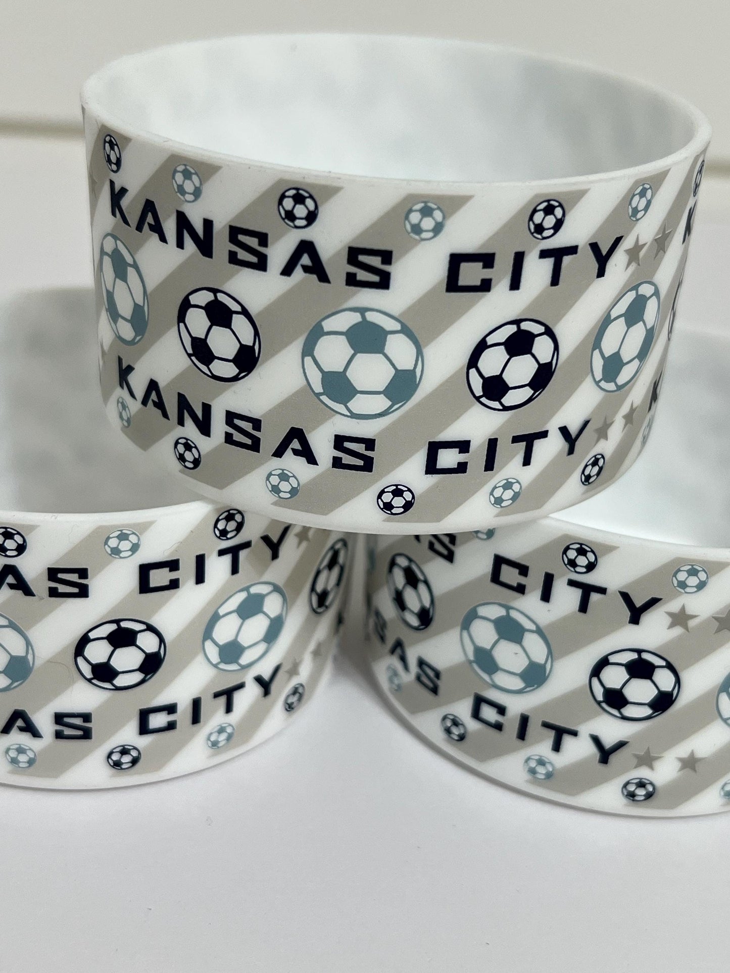 Kansas City men’s soccer silicone tumbler sleeve
