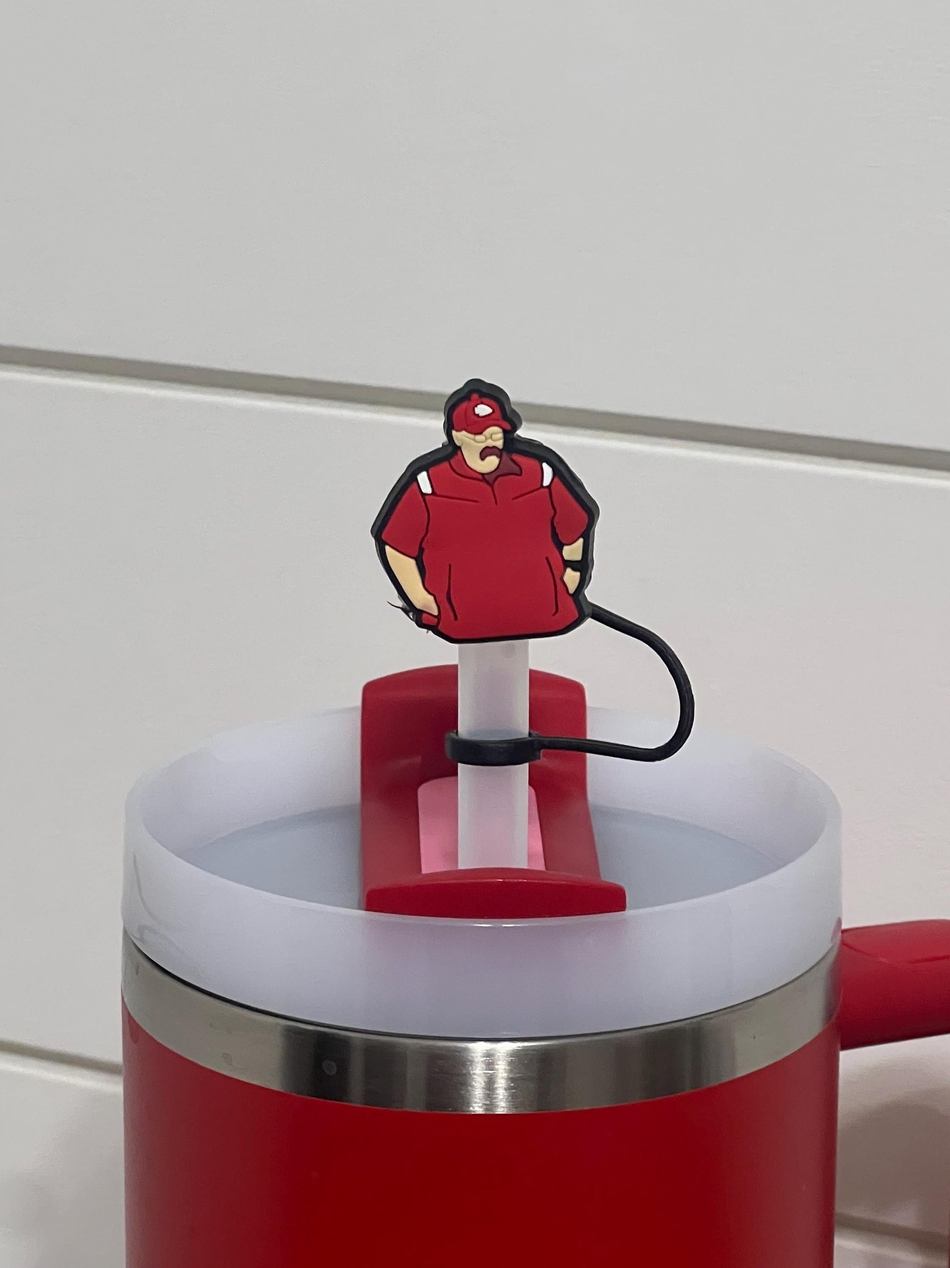 Big Red straw topper (10mm)