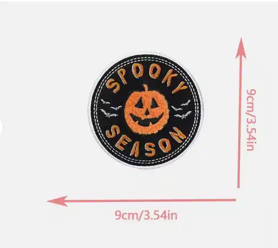 Halloween Patch, October Patch, Spooky Season Patch, Ghost Patch