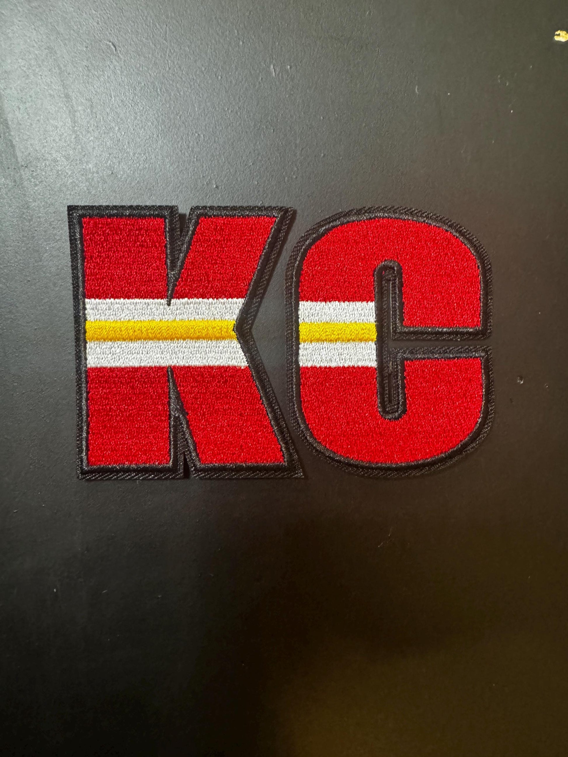 Kansas City Patch, KC Patch, Hat Patch, Jacket Patch, Iron On Patch