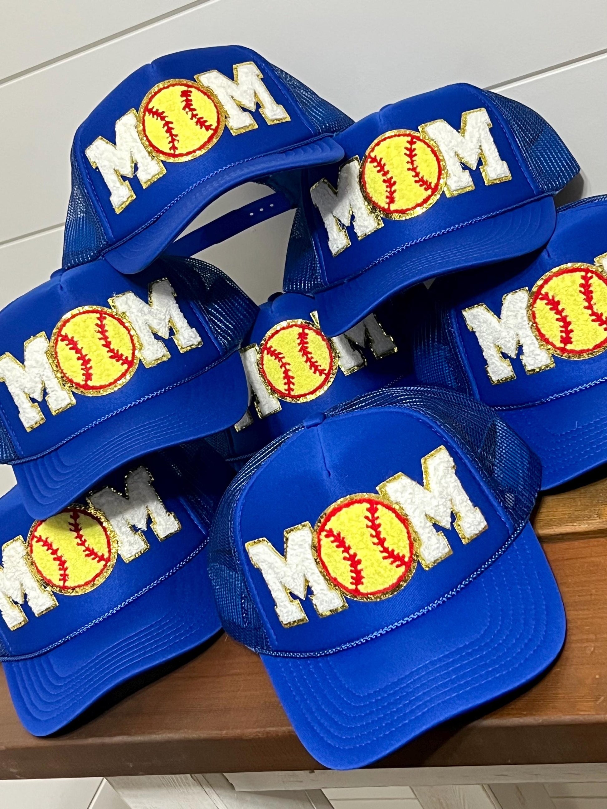 Baseball Mom Hat, Softball Mom Patch Hat, Trucker Hat, Trucker Hat, Baseball Hat, Softball Trucker Hat, Mom Hat