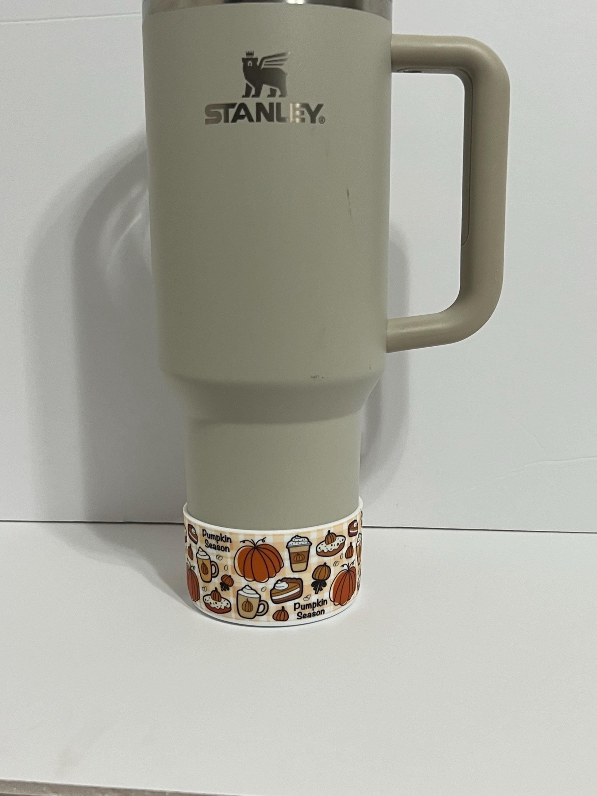 Pumpkin season silicone tumbler sleeve
