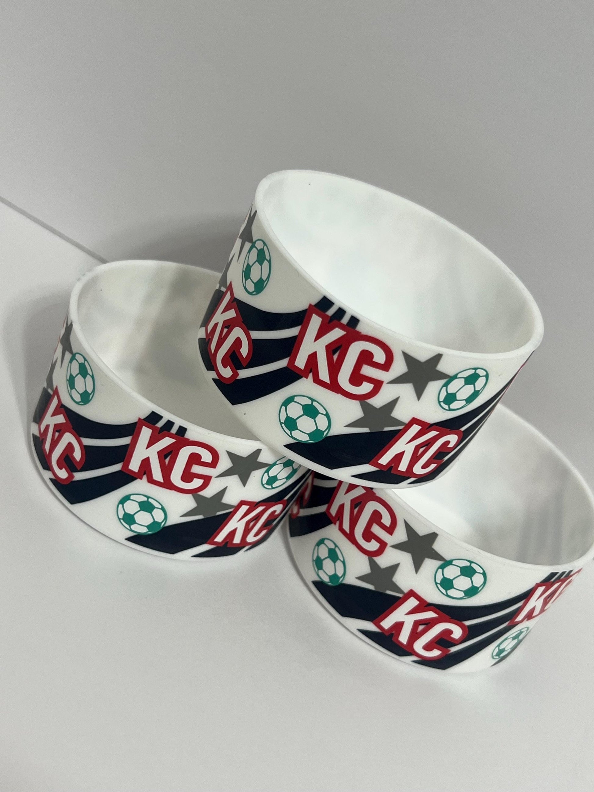 Kansas City womens soccer silicone tumbler sleeve