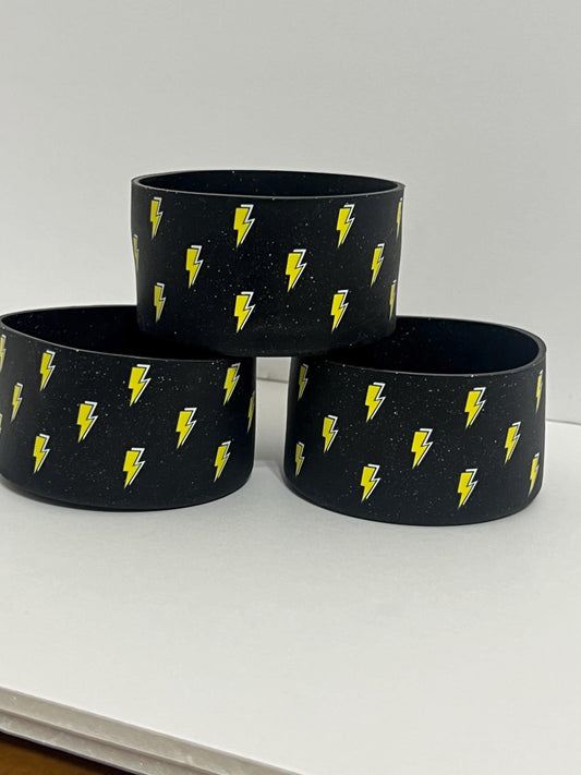 Lightning Bolt silicone tumbler sleeve