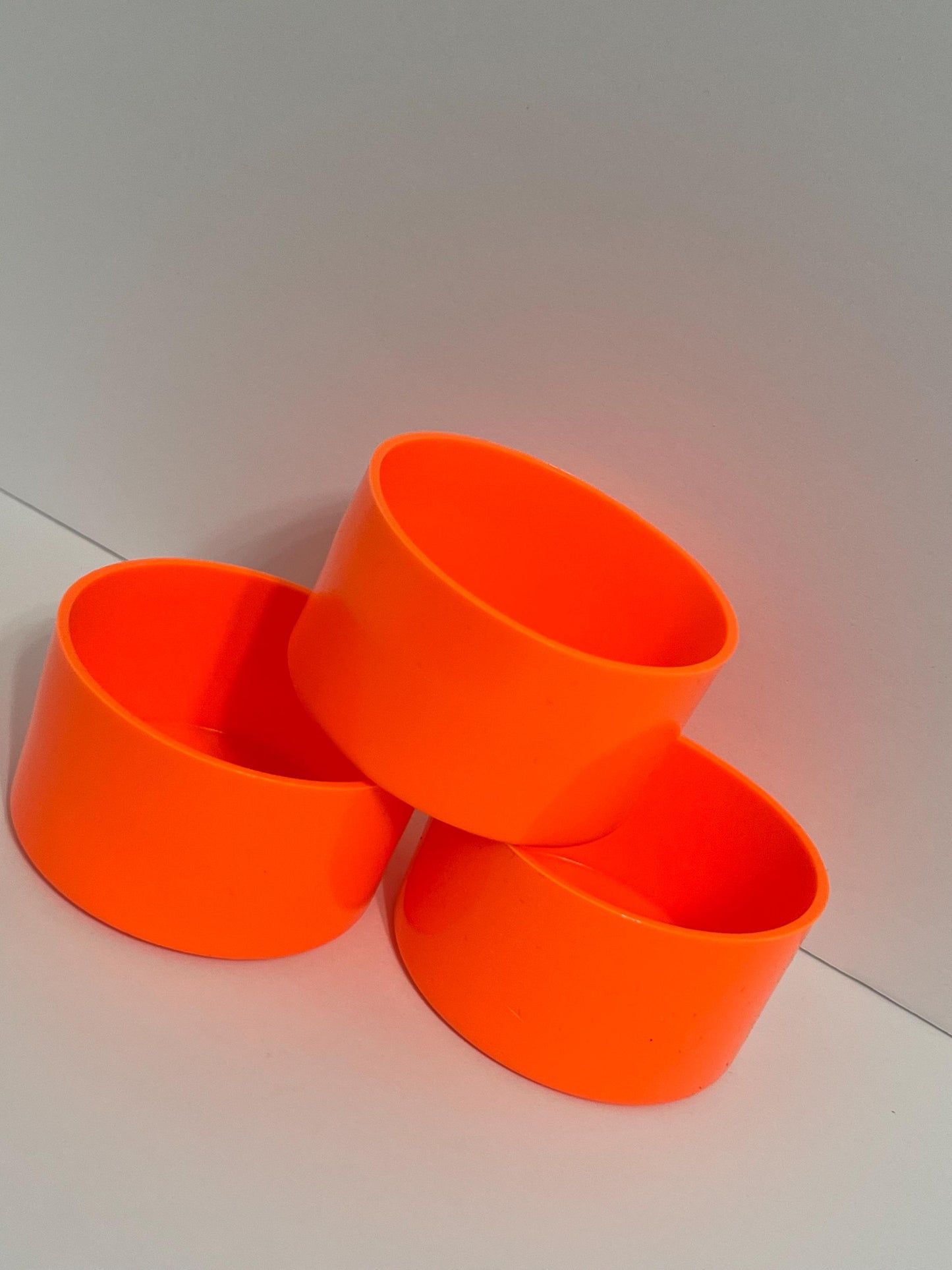 Neon Orange silicone tumbler sleeve