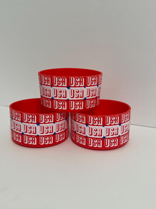 USA silicone tumbler sleeve