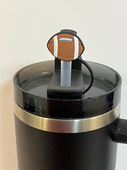 Football straw topper (10mm)