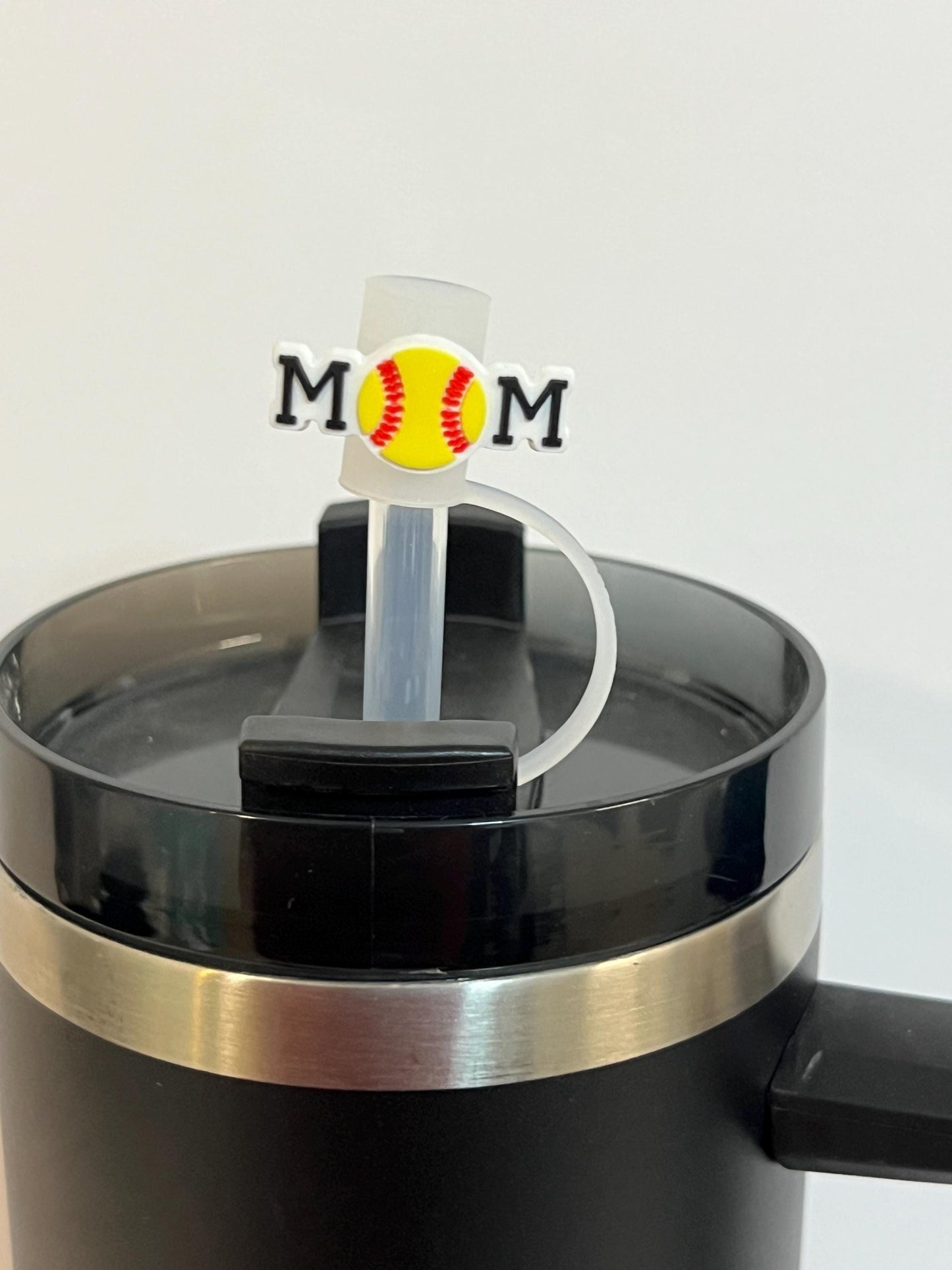 Softball Mom straw topper (10mm)