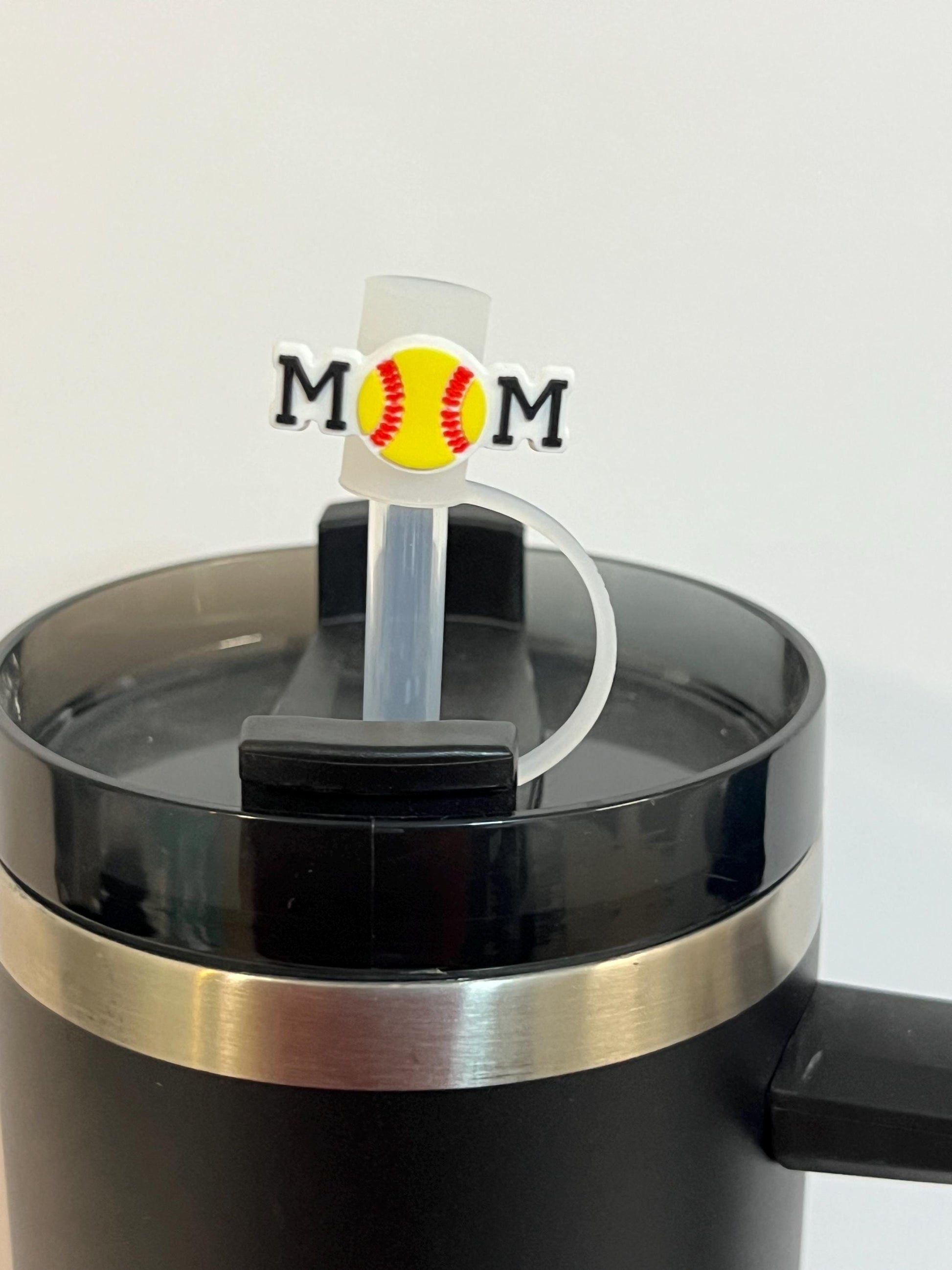 Softball Mom straw topper (10mm)