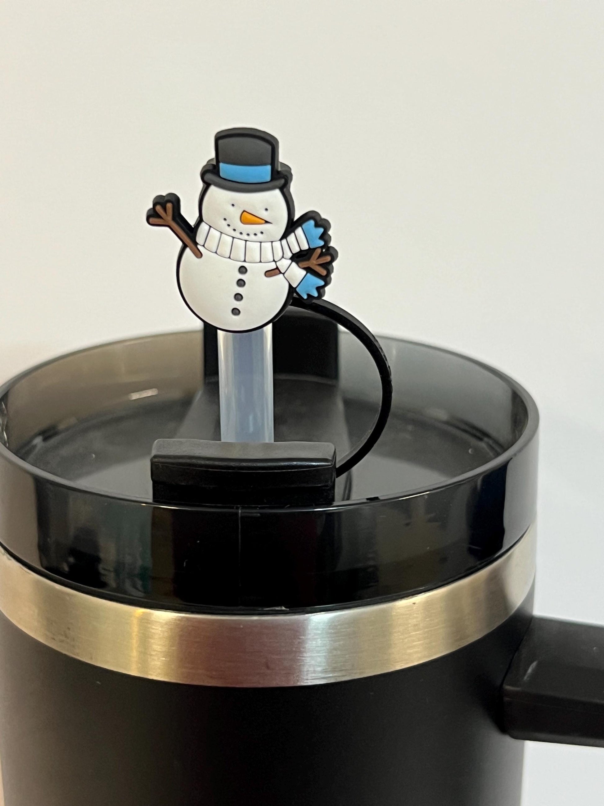 Snowman straw topper (10mm)