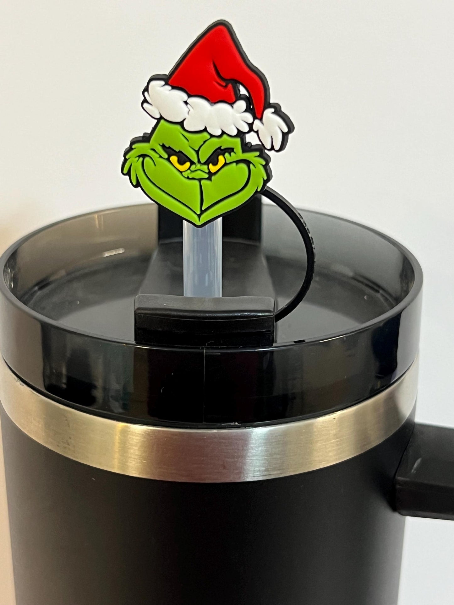 Grumpy Christmas straw topper (10mm)