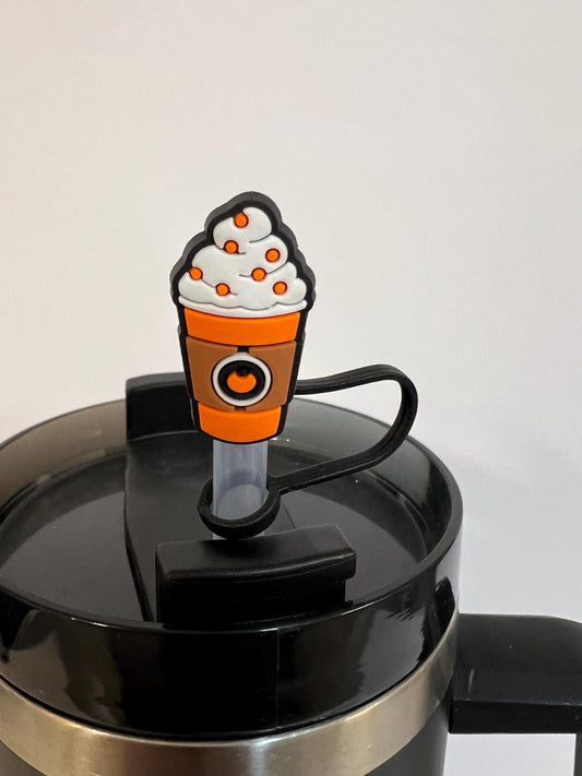 Pumpkin spice straw topper (10mm)
