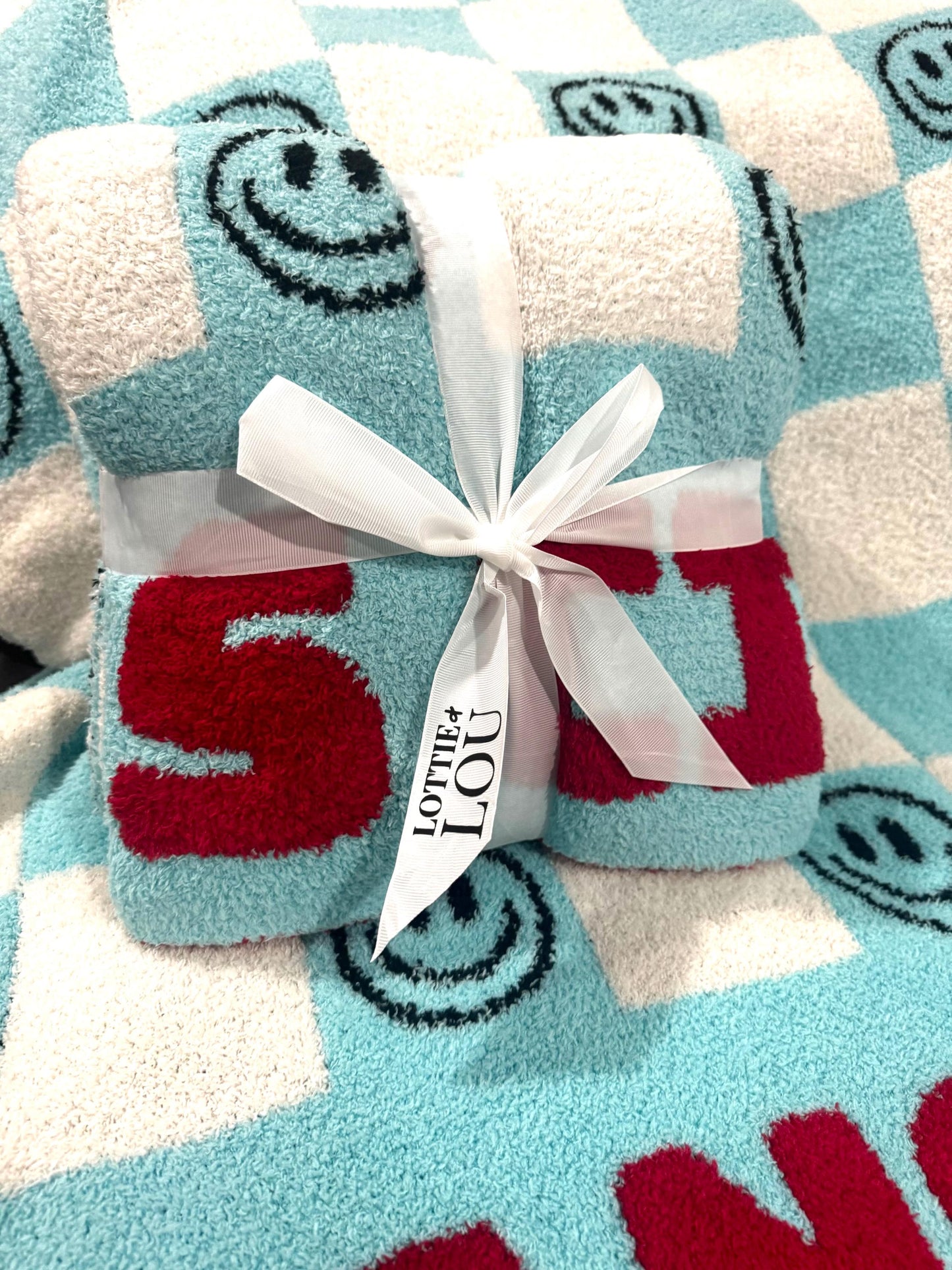 Large Kansas City Soccer Blanket, 100% Polyester Microfiber Blanket, Soft Sports Blanket, Soccer Blanket