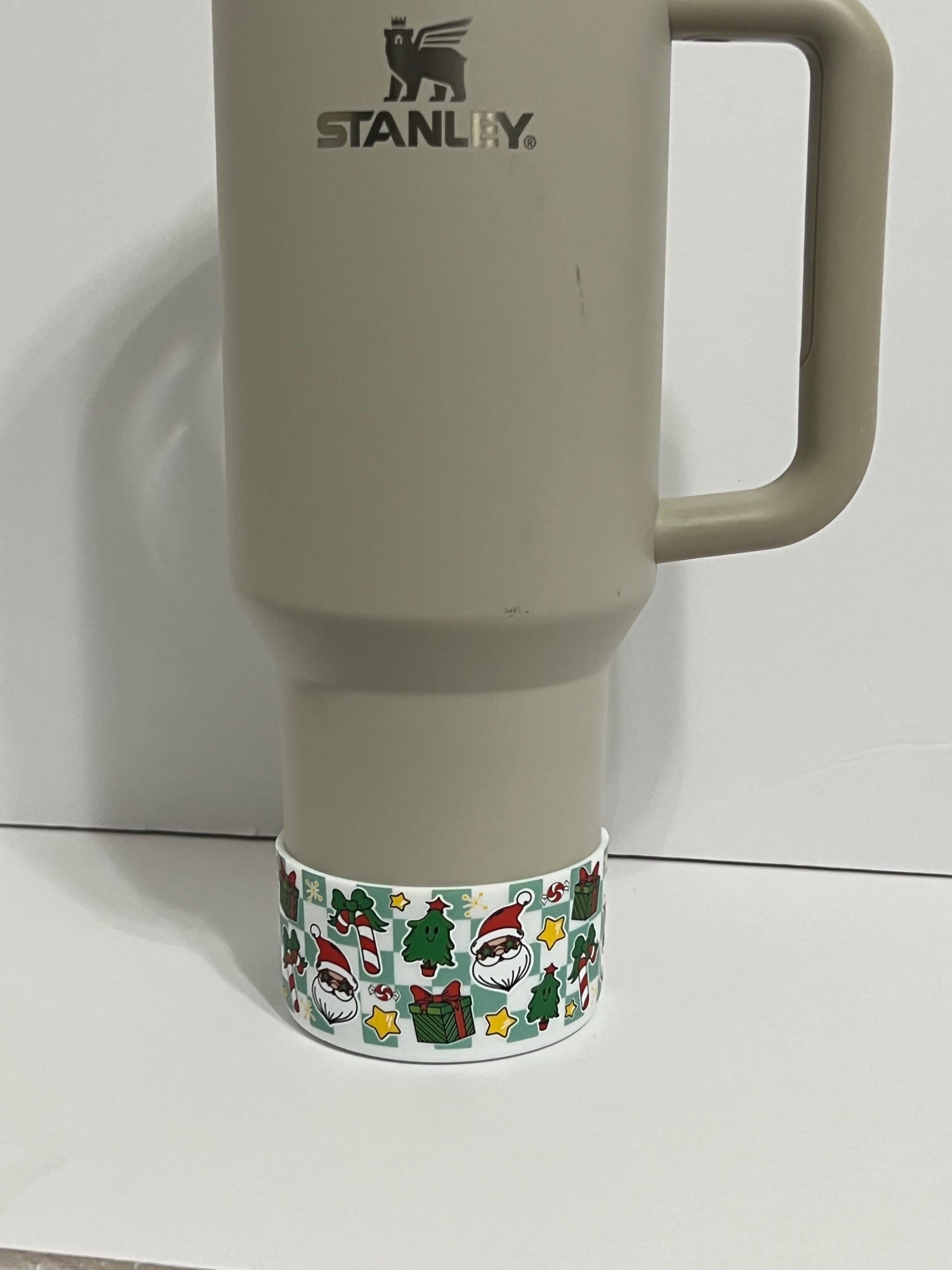 Christmas silicone tumbler sleeve