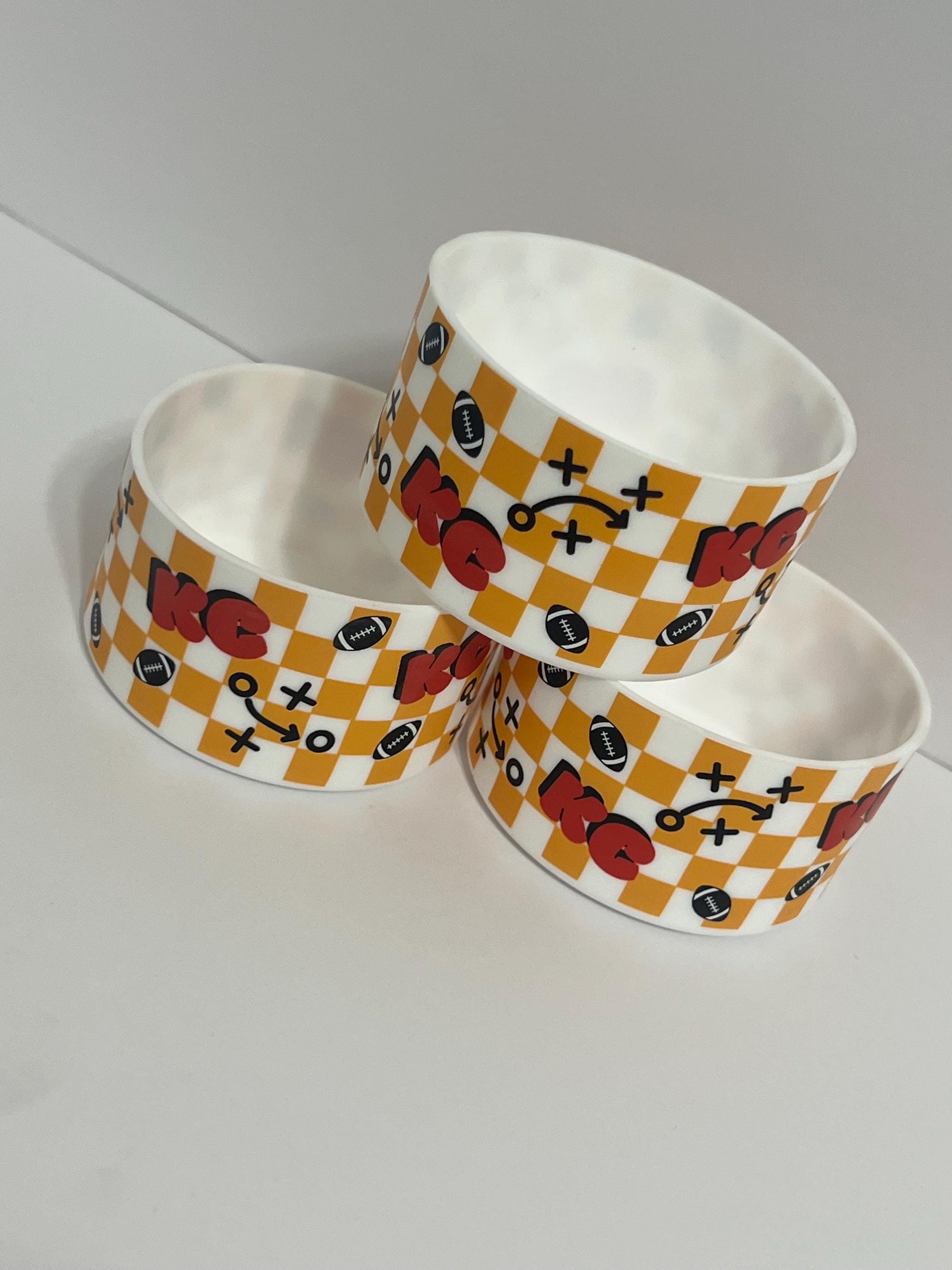 Kansas City Chiefs silicone tumbler sleeve
