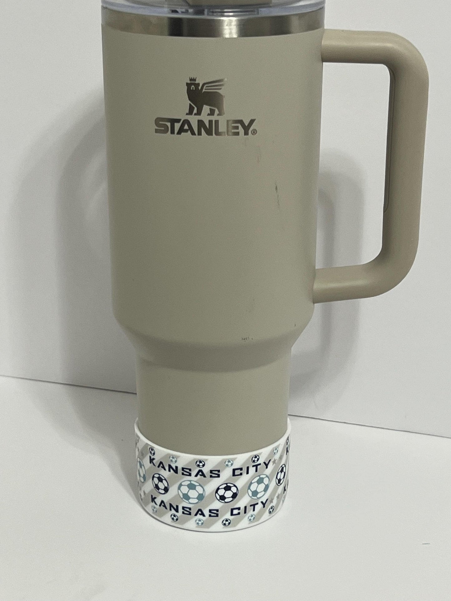 Kansas City men’s soccer silicone tumbler sleeve