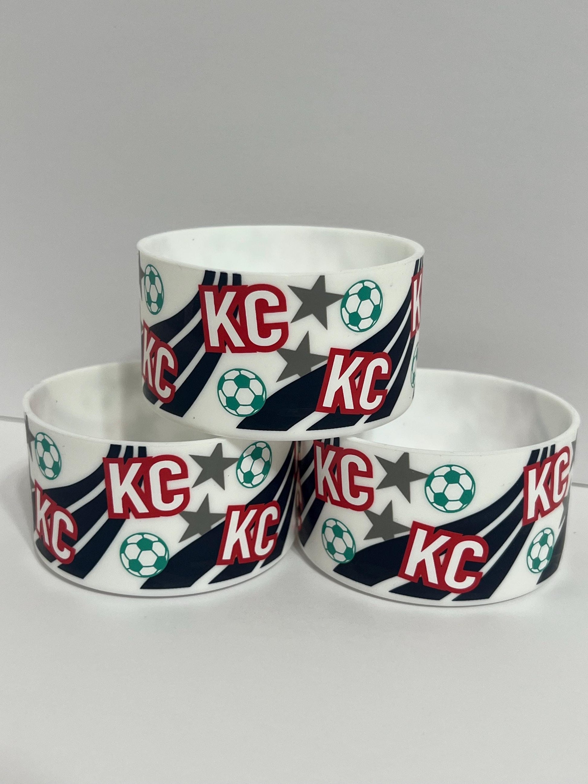Kansas City womens soccer silicone tumbler sleeve