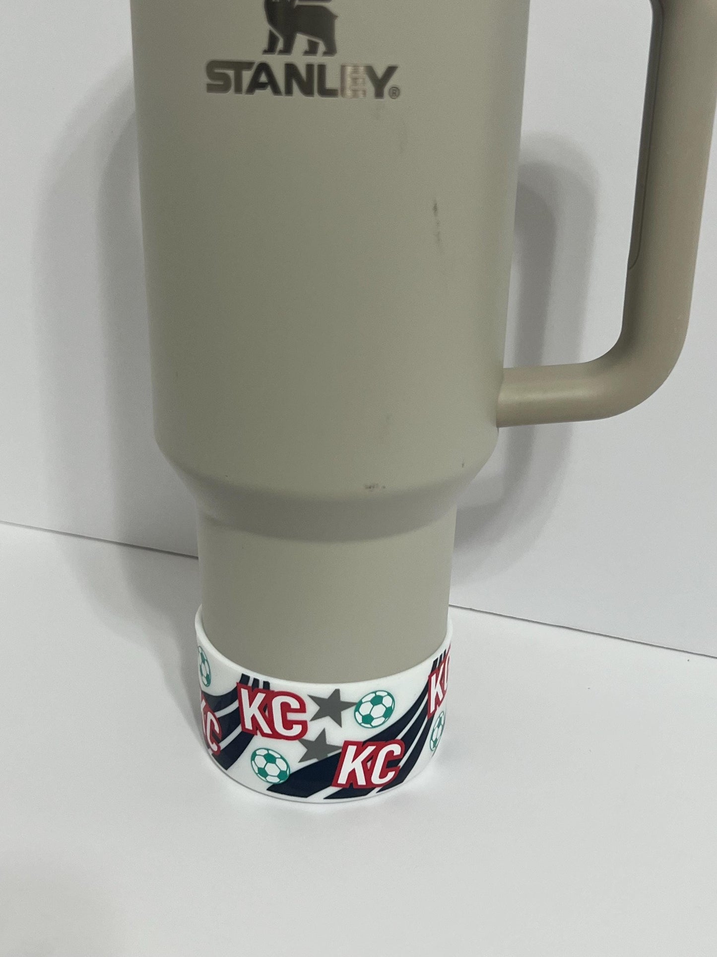 Kansas City womens soccer silicone tumbler sleeve