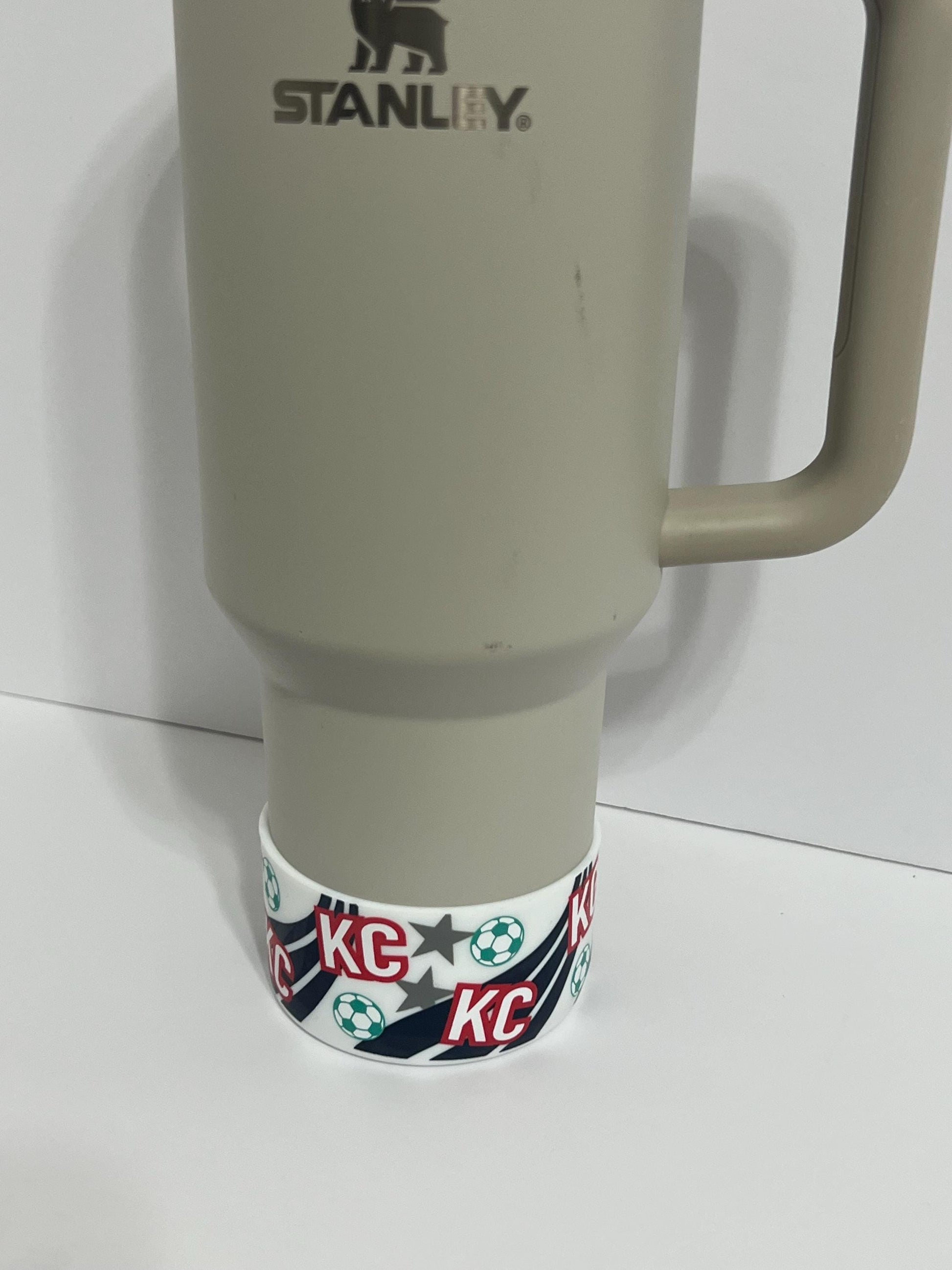 Kansas City womens soccer silicone tumbler sleeve