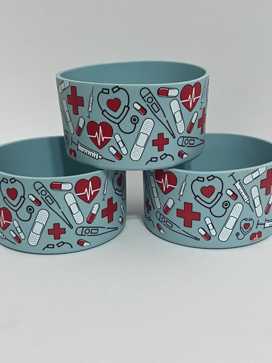 Medical silicone tumbler sleeve