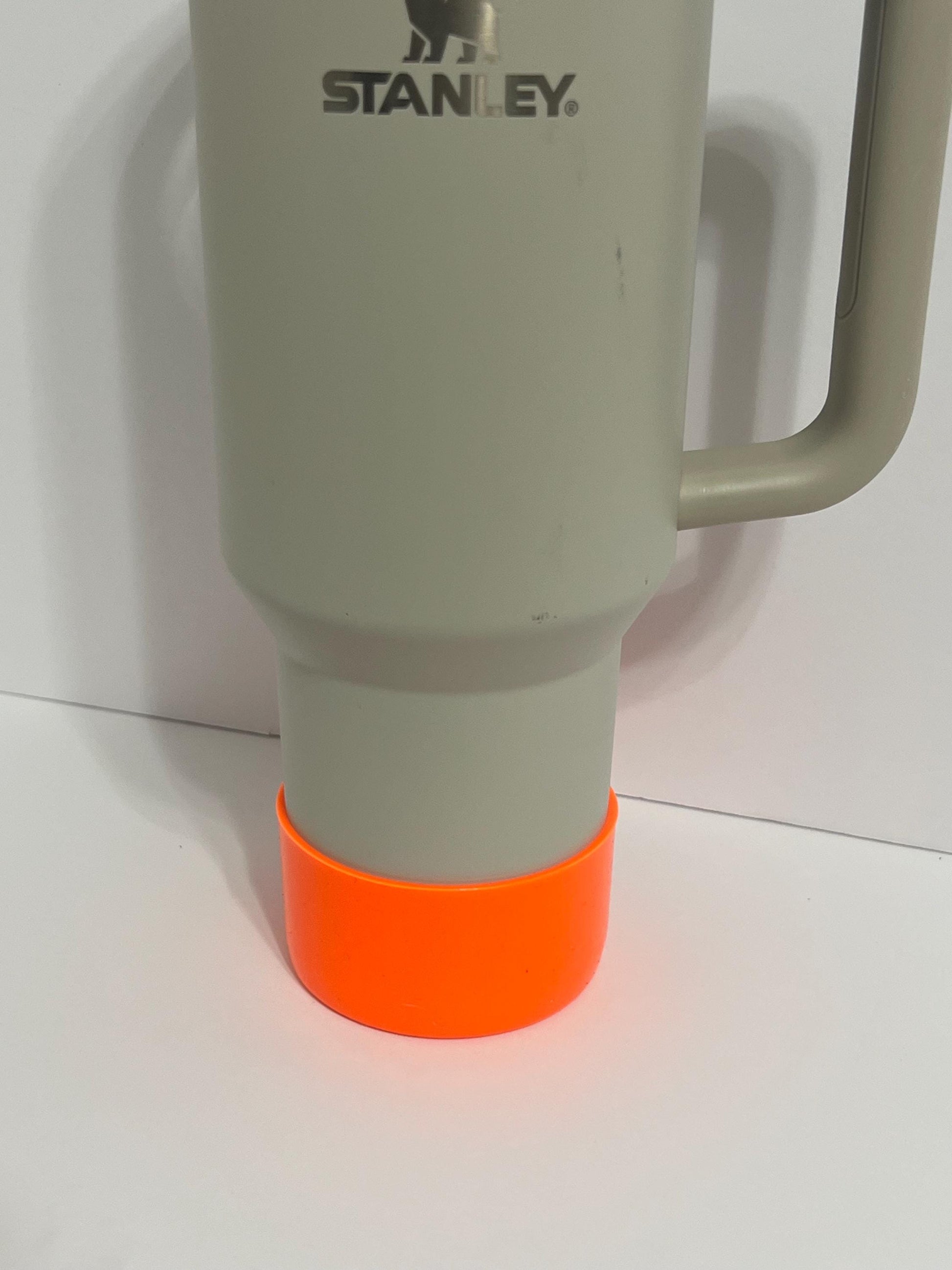 Neon Orange silicone tumbler sleeve