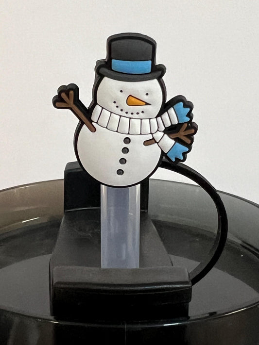 Snowman straw topper (10mm)