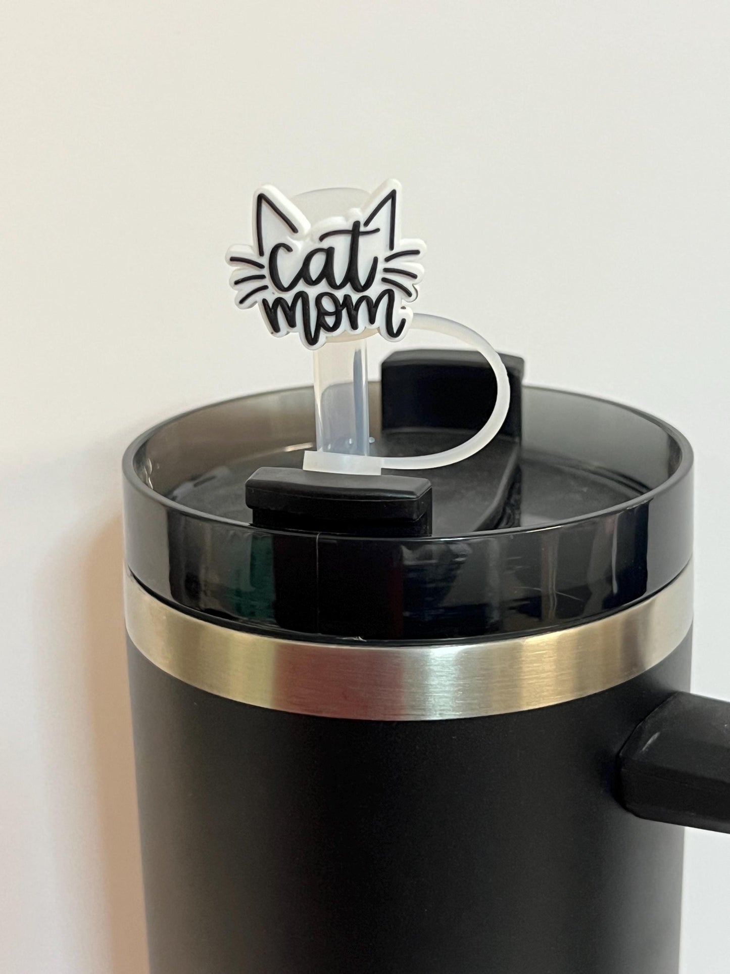 Cat mom straw topper (10mm)