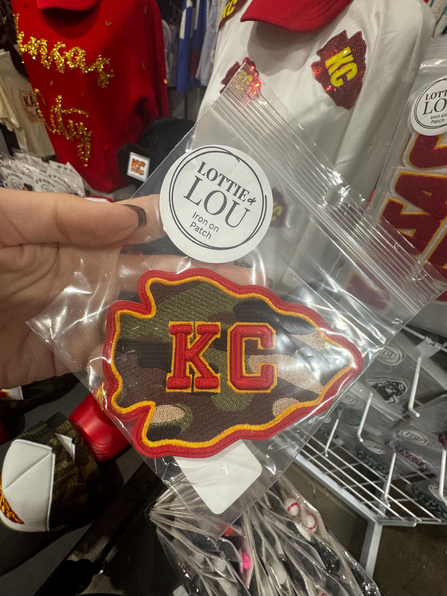 Kansas City Patch, KC Patch, Hat Patch, Jacket Patch, Iron On Patch