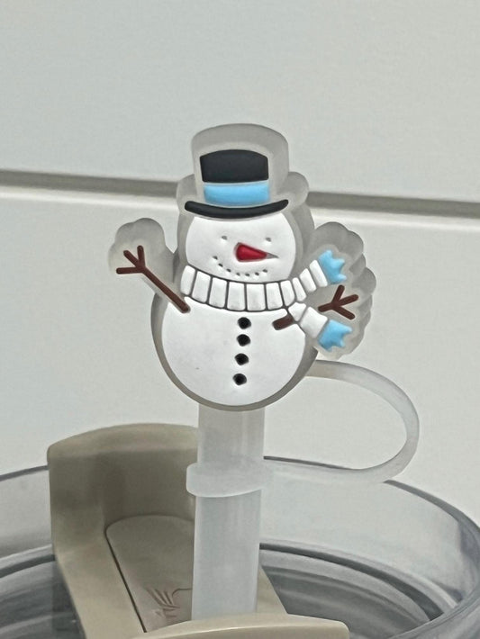 Snowman LED straw topper (10mm)