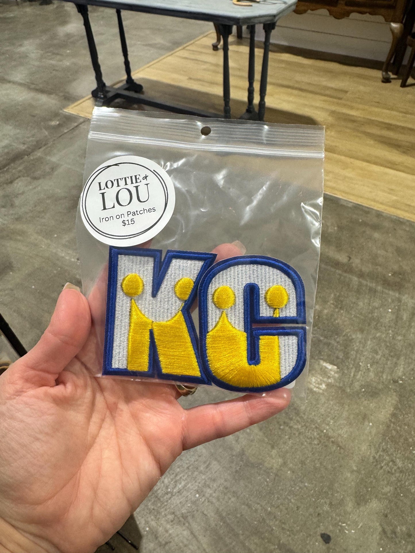 Kansas City Patch, KC Patch, Hat Patch, Jacket Patch, Iron On Patch