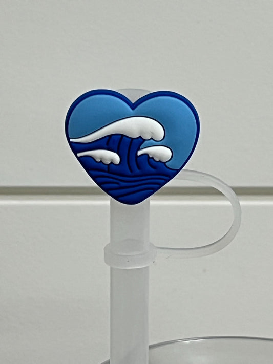 Ocean vibes straw topper (10mm)