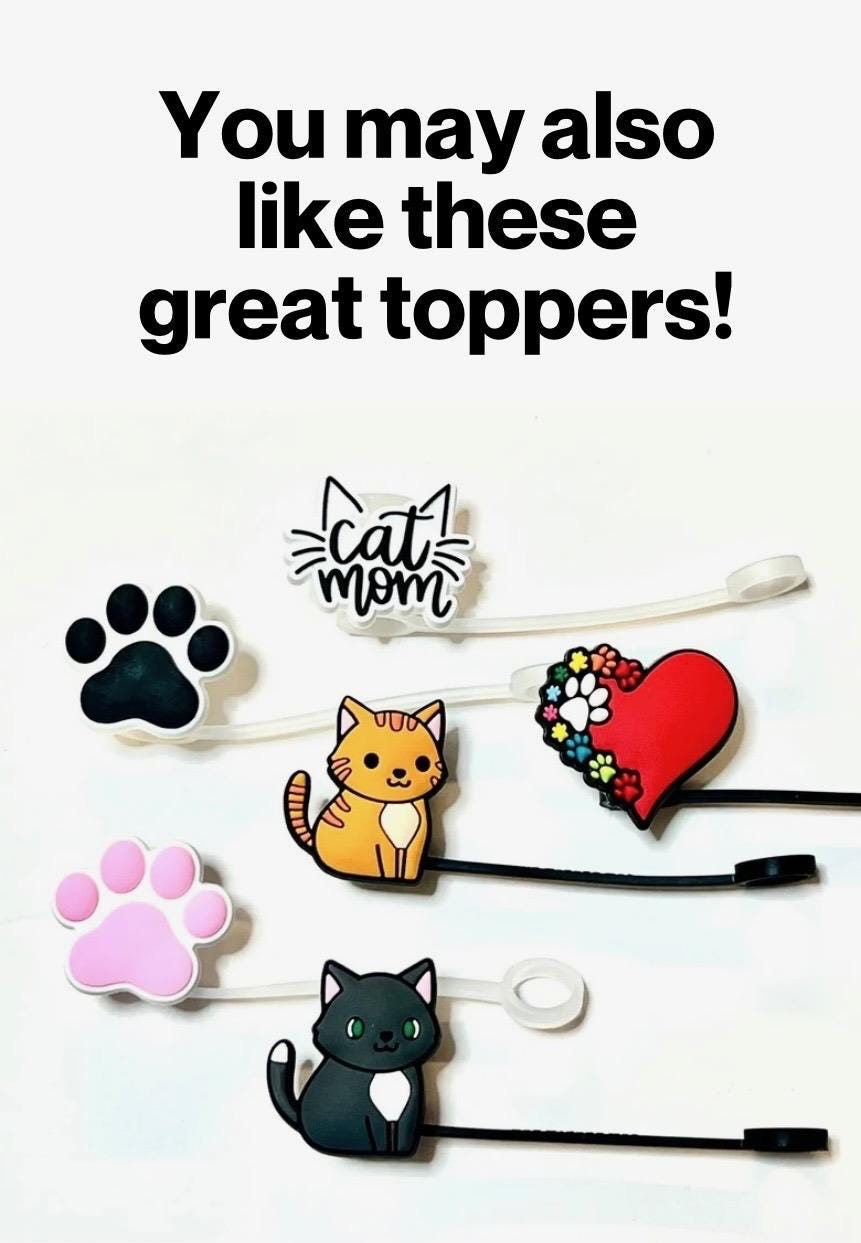 Cat #2 straw topper (10mm)