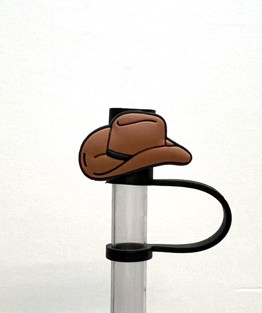 Brown Cowboy hat straw topper (10mm)