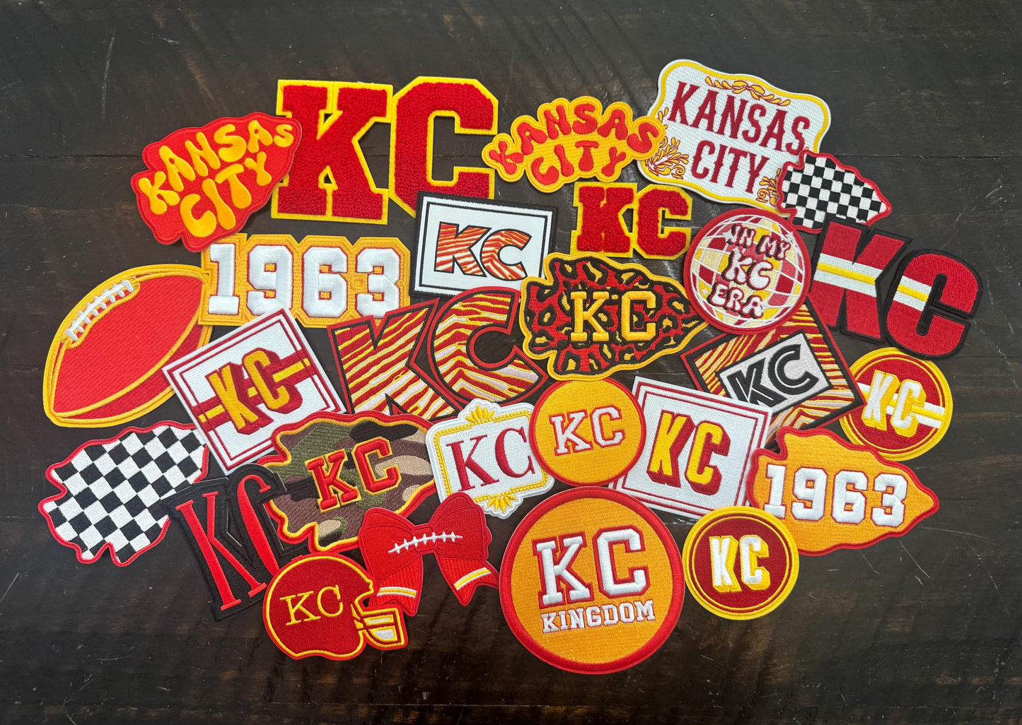 Kansas City Patch, KC Patch, Hat Patch, Jacket Patch, Iron On Patch