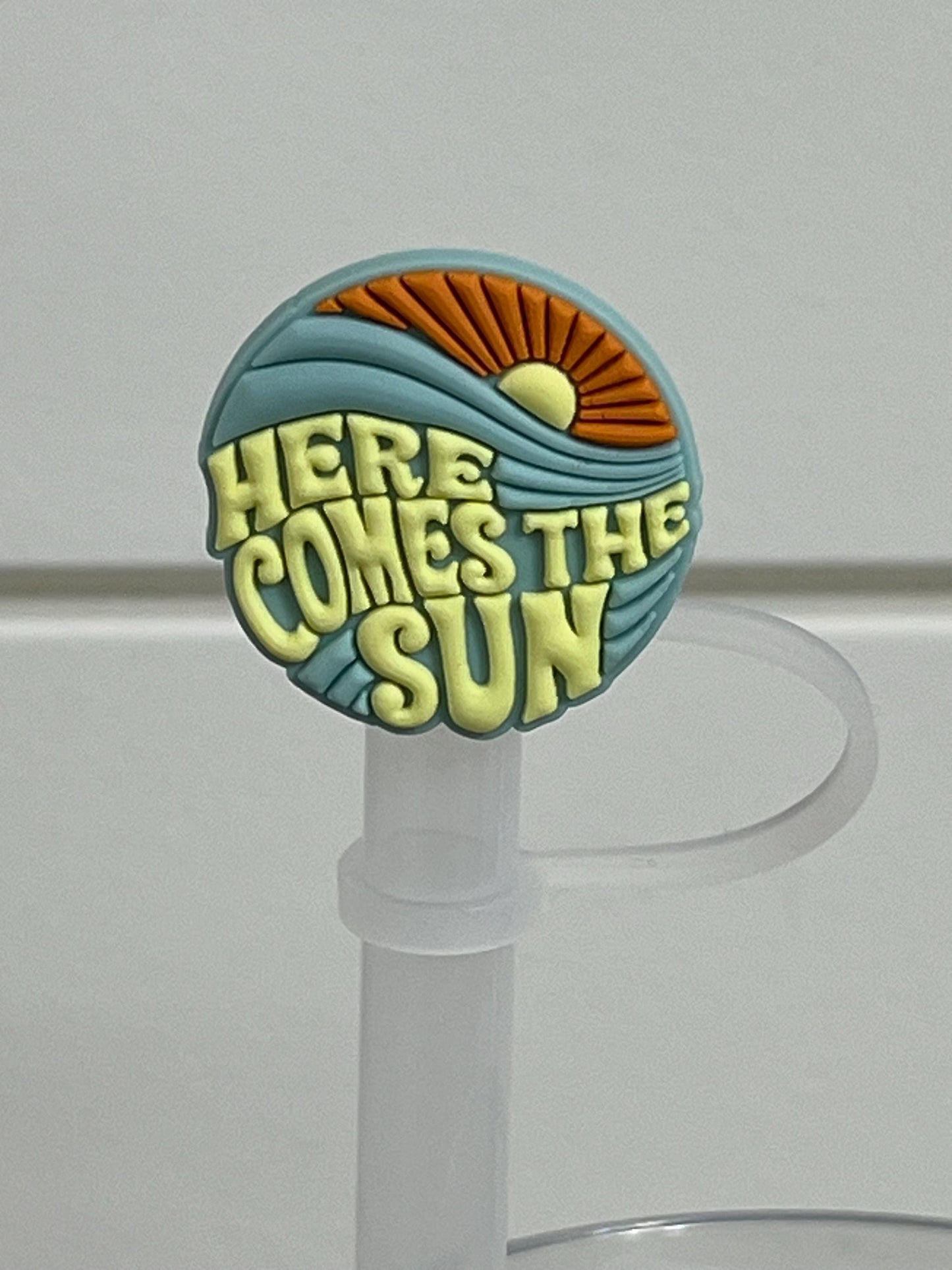 Summer vibes straw topper (10mm)