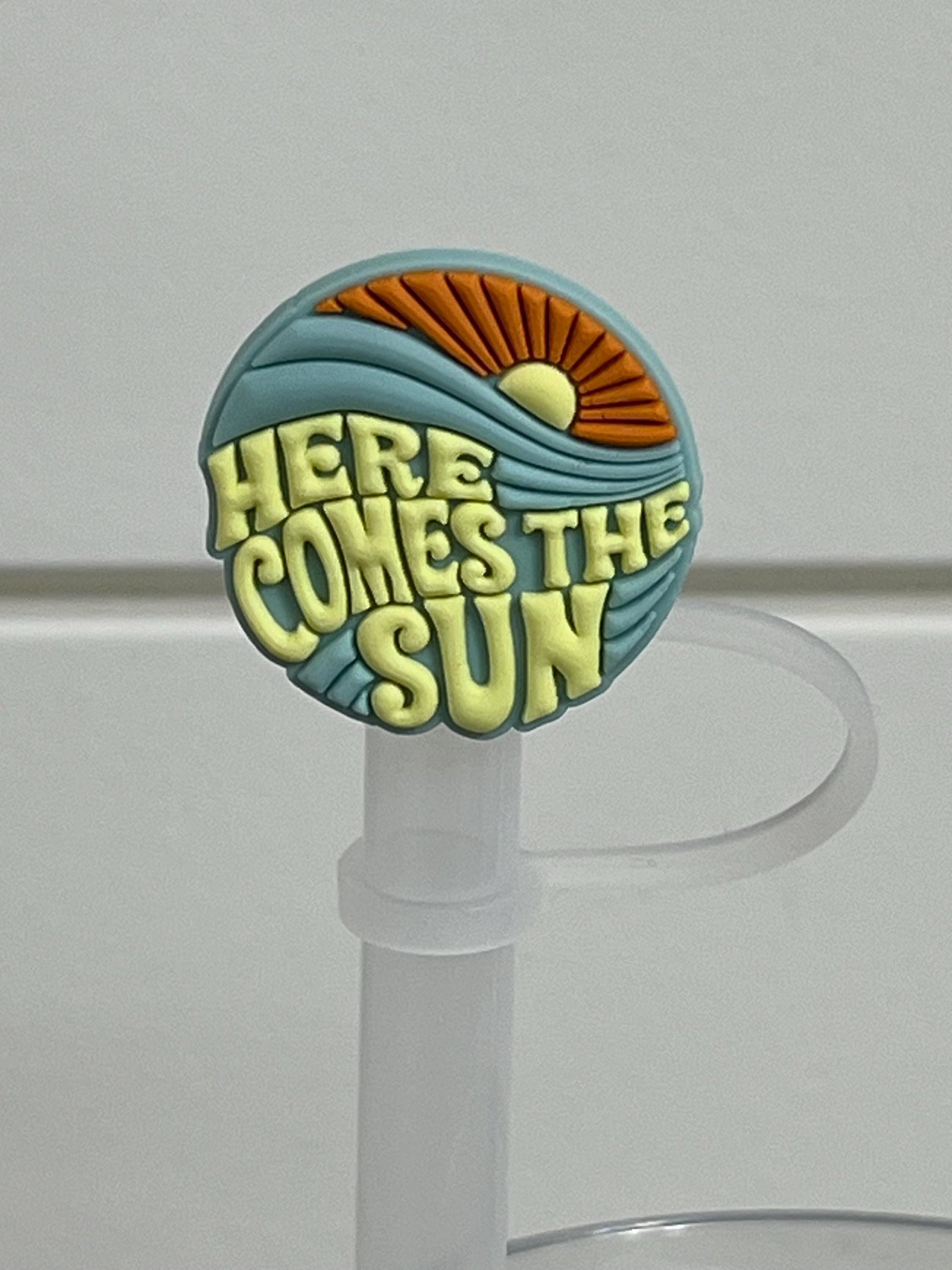Summer vibes straw topper (10mm)