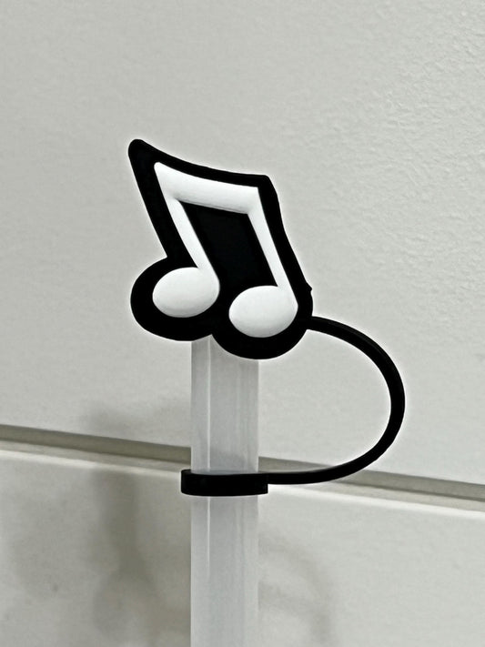 Musical note straw topper (10mm)