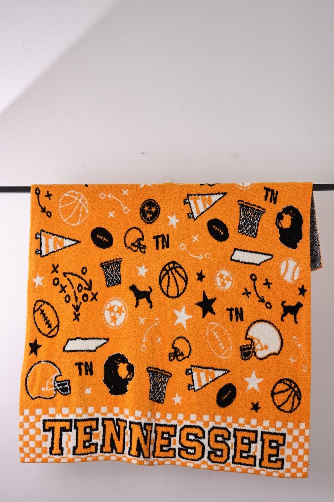 Tennessee Blanket, 100% Polyester Microfiber, Game Day Blanket