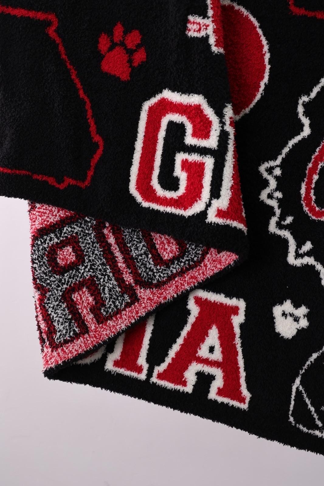 PRE-ORDER!!! New!! Georgia Blanket, 100% Polyester Microfiber, Game Day Blanket