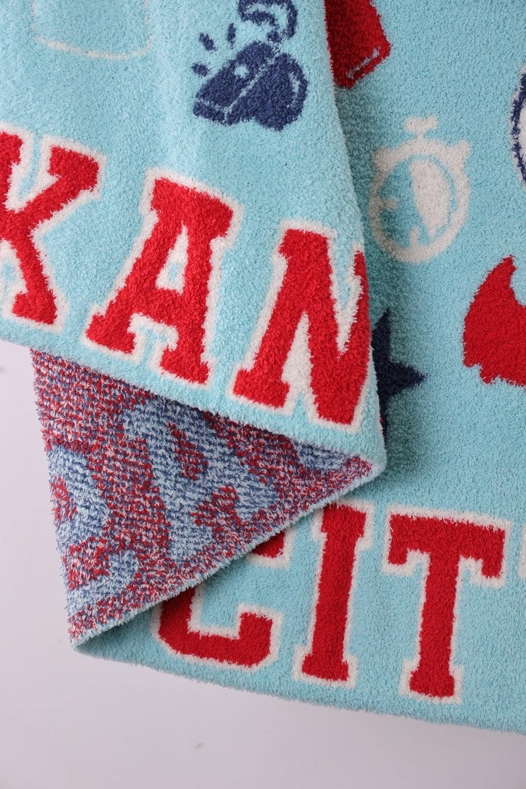 PRE-ORDER!!! New!! Large Kansas City Women’s Soccer Blanket, 100% Polyester Microfiber, Game Day Blanket, KC Game Day Blanket